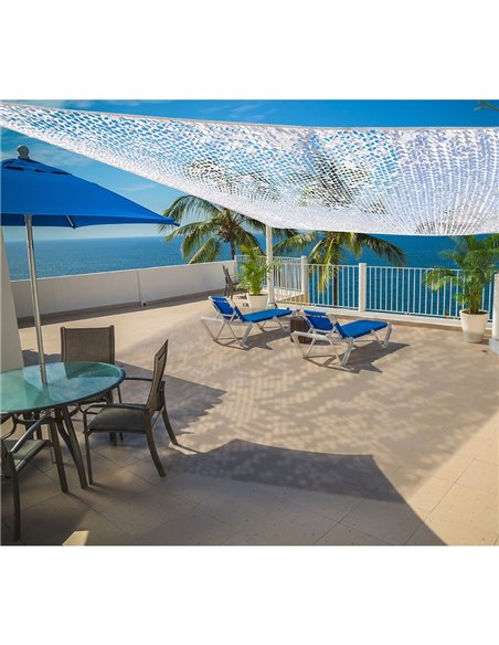 TOLDO CAMUFLAJE REVERSIBLE BLANCO 3 x 4 m