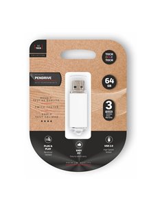 MEMORIA USB 2.0 BASIC WHITE PENDRIVE 64 GB