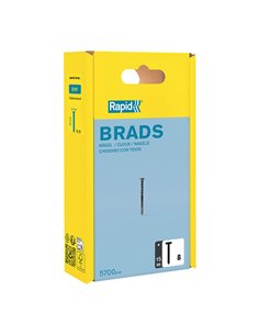 CLAVO 8 / 15 mm GALVANIZADO BRAD, 5700 uds