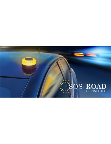 BALIZA DE EMERGENCIA CONECTADA SOS ROAD V16