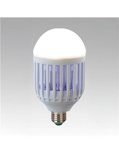 BOMBILLA ELIMINA INSTECTOS 2 EN 1, 30 m², PARA EXTERIOR / INTERIOR