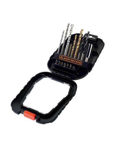 PUNTAS Y BROCAS, JUEGO DE 16 PIEZAS, TITANIO