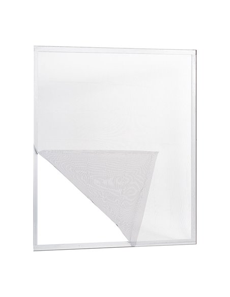 MOSQUITERA ADHESIVA BLANCA 130 x 150 cm, 1 uds