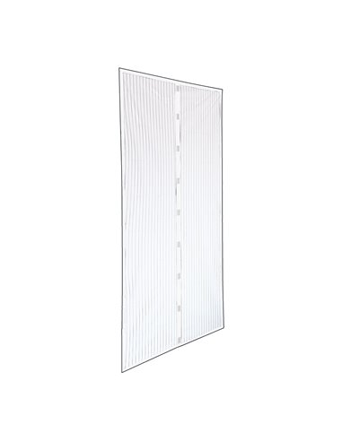 MOSQUITERA MAGNETICA BLANCA 140 x 240 cm, 2 uds (70 x 240 cm)