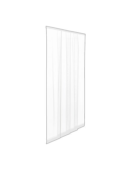 MOSQUITERA EN TIRAS BLANCA 140 x 240 cm, 6 uds (28 x 240 cm)
