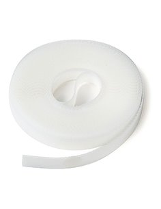 CINTA ADHESIVA BLANCA PARA MOSQUITERA DE POLIÉSTER, 650 cm