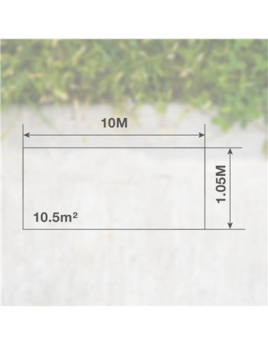Malla antihierba 1,05x10M