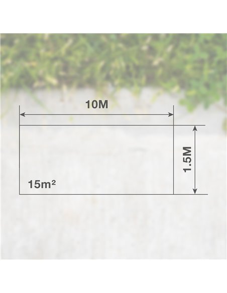 Malla de sombreo 1,5x10M Verde