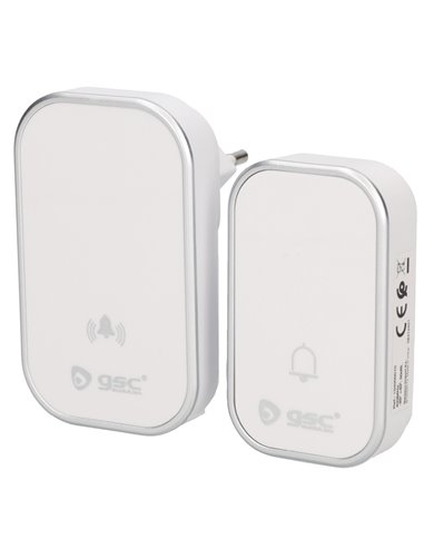 Timbre inalámbrico kinetico Plumtre Blanco