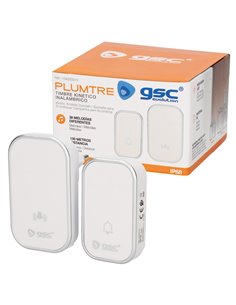 Timbre inalámbrico kinetico Plumtre Blanco 2