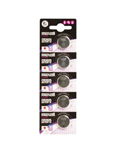 Blister 5 Pilas botón litio Maxell CR2025