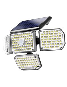 Aplique solar LED Lanteri con sensor de movimiento y crepuscular 4W 6500K