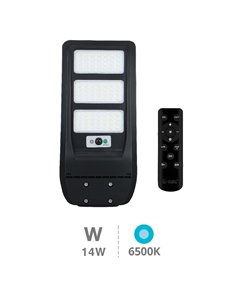 Farola solar LED Buat con sensor de movimiento y crepuscular 14W 6500K IP65