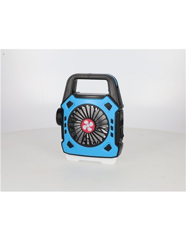 Ventilador de camping Stawell con linterna LED 180lm