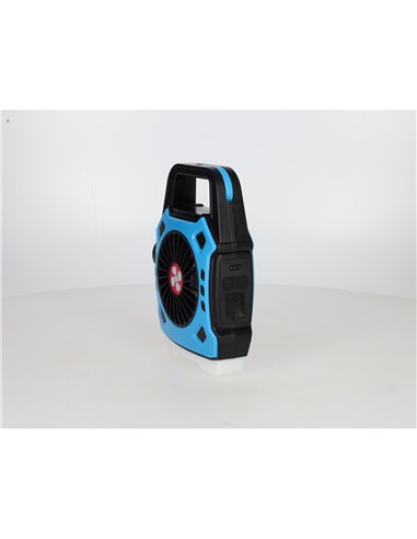 Ventilador de camping Stawell con linterna LED 180lm
