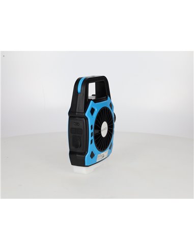 Ventilador de camping Stawell con linterna LED 180lm