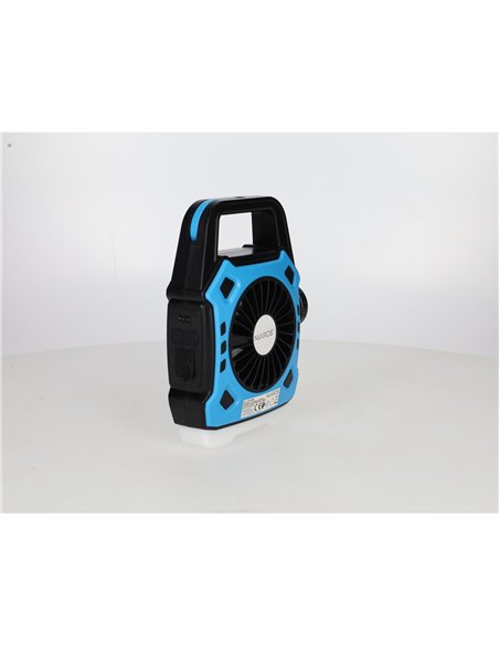 Ventilador de camping Stawell con linterna LED 180lm