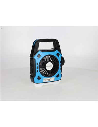 Ventilador de camping Stawell con linterna LED 180lm