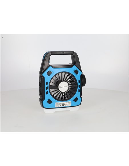 Ventilador de camping Stawell con linterna LED 180lm