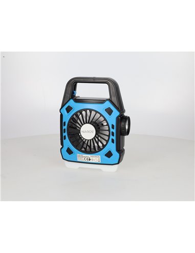 Ventilador de camping Stawell con linterna LED 180lm