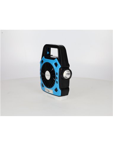 Ventilador de camping Stawell con linterna LED 180lm