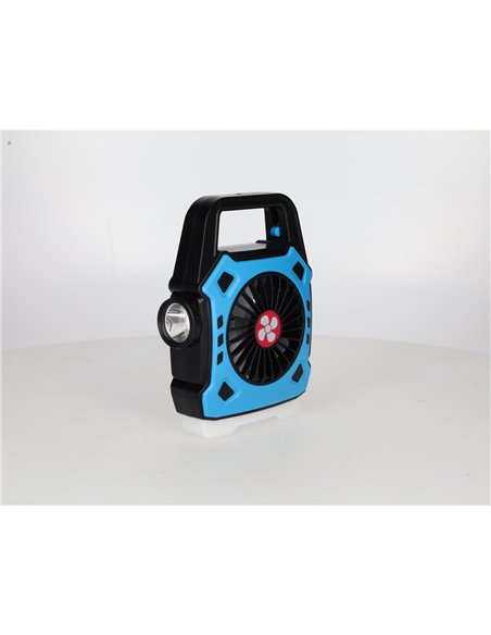 Ventilador de camping Stawell con linterna LED 180lm