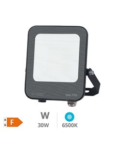 Proyector aluminio LED Santadi 30W 6500K IP65 Negro