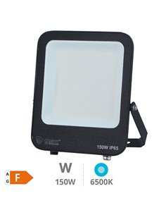 Proyector aluminio LED Santadi 150W 6500K IP65 Negro