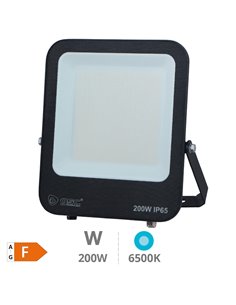 Proyector aluminio LED Santadi 200W 6500K IP65 Negro