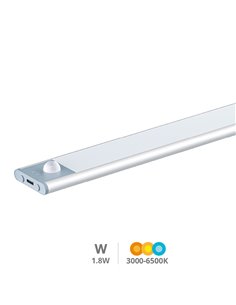 Luz de armario LED Tibuka con sensor movimiento y crepuscular 1.8W 3000 - 4000 - 6500K