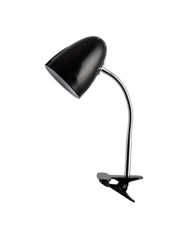 Flexo de escritorio con pinza Gaeta E27 Negro