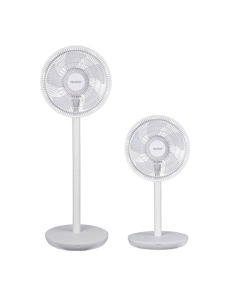 Ventilador de pie Puncha Ø34cm 35W Blanco