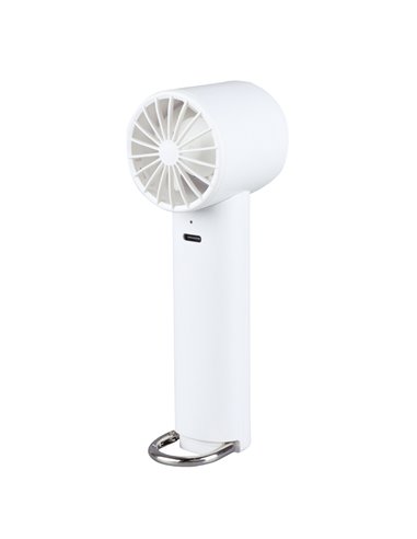 Mini ventilador de mano Luvo USB recargable Blanco