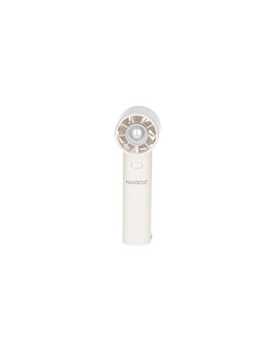 Mini ventilador de mano Luvo USB recargable Blanco