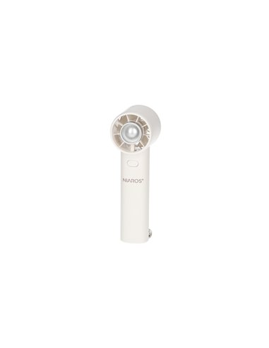 Mini ventilador de mano Luvo USB recargable Blanco