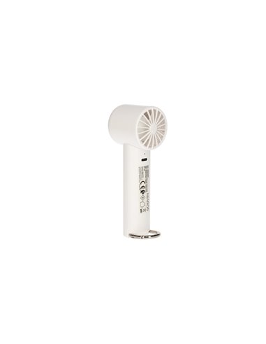 Mini ventilador de mano Luvo USB recargable Blanco