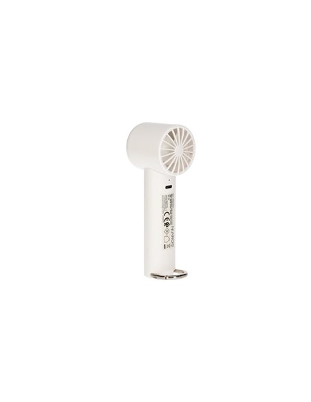 Mini ventilador de mano Luvo USB recargable Blanco