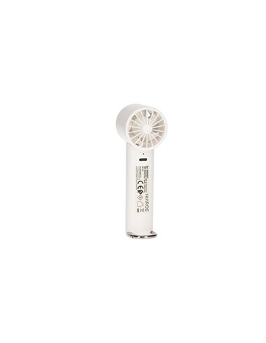 Mini ventilador de mano Luvo USB recargable Blanco