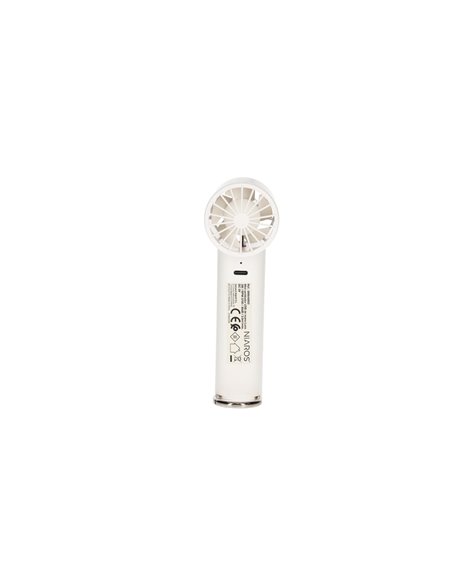 Mini ventilador de mano Luvo USB recargable Blanco
