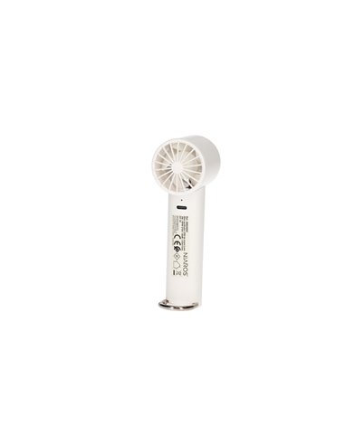 Mini ventilador de mano Luvo USB recargable Blanco
