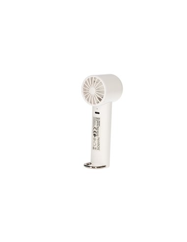 Mini ventilador de mano Luvo USB recargable Blanco