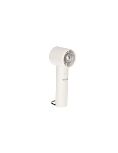 Mini ventilador de mano Luvo USB recargable Blanco