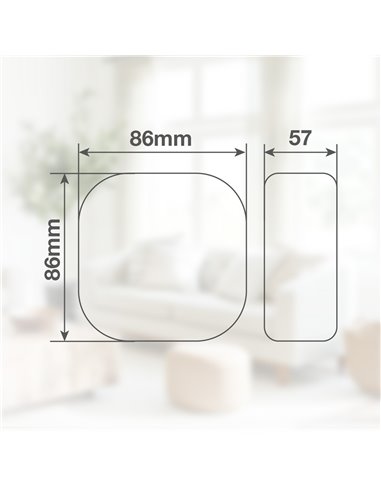 Mini ventilador portátil Yulara USB recargable Blanco