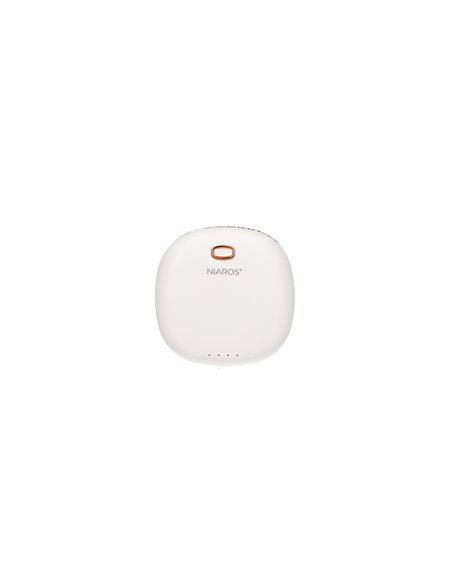 Mini ventilador portátil Yulara USB recargable Blanco