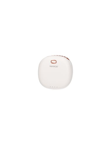 Mini ventilador portátil Yulara USB recargable Blanco