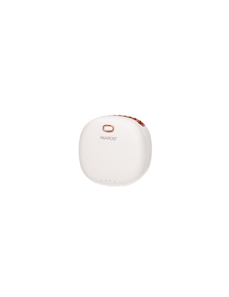 Mini ventilador portátil Yulara USB recargable Blanco