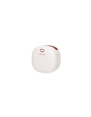 Mini ventilador portátil Yulara USB recargable Blanco