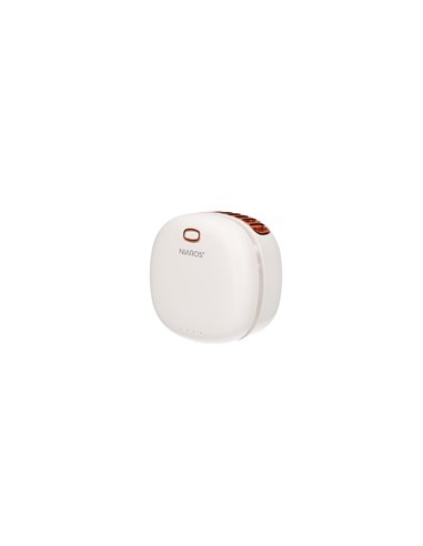 Mini ventilador portátil Yulara USB recargable Blanco
