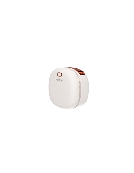 Mini ventilador portátil Yulara USB recargable Blanco