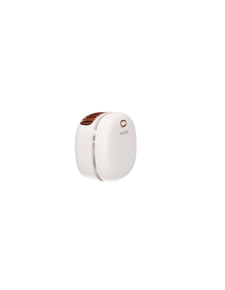 Mini ventilador portátil Yulara USB recargable Blanco